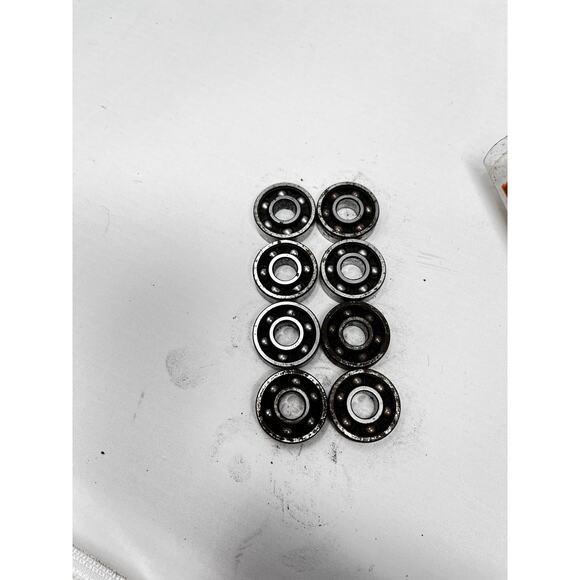 Penny Skateboards Aver Seven set of 4 used wheels and bearings - Picture 3 of 5